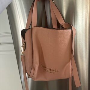 Kate Spade Pink Leather Tote Bag